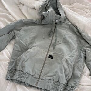 URBAN OUTFITTERS BDG Cargo Women's Grey Blue Cargo Heavy Weight Medium Jacket